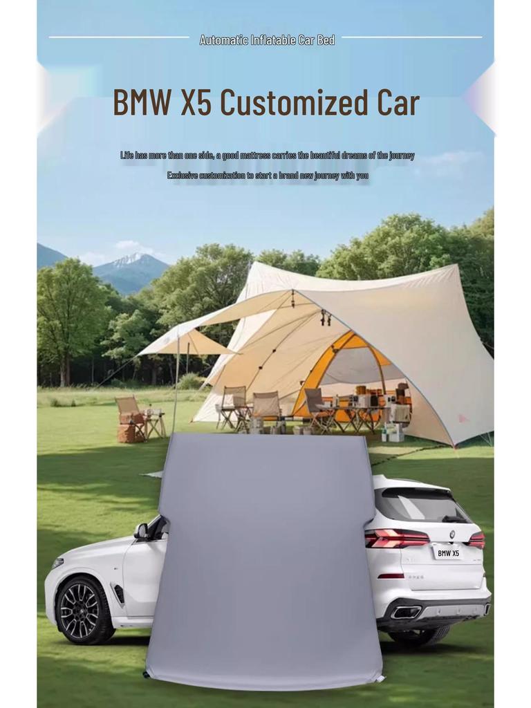 Aufblasbare Matratze für Rücksitz und Kofferraum des BMW X5