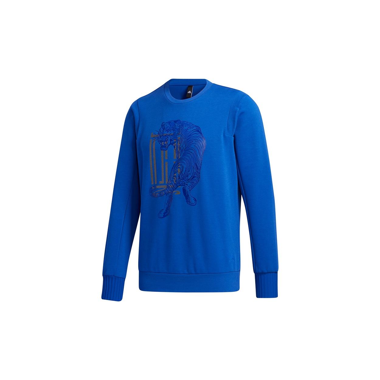 adidas Wuji Graphic Sweatshirt - Blue Men s GF4058 M