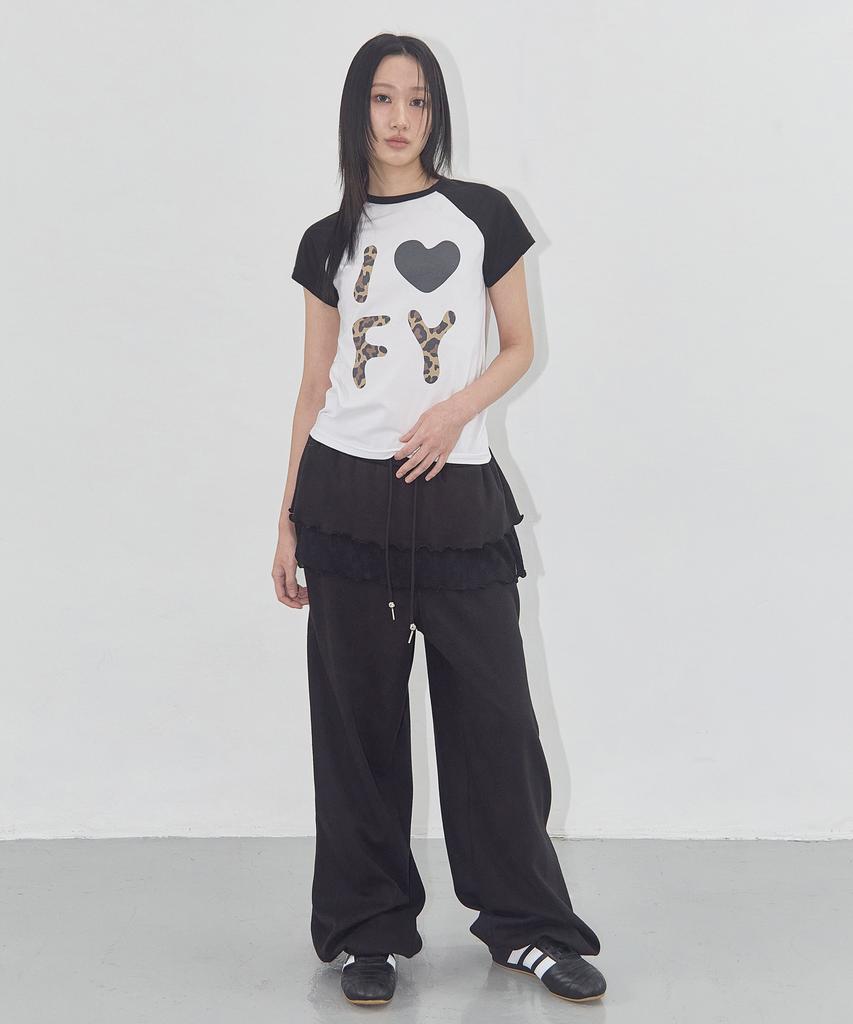 FANCY CLUB I Love Fy Tee (White) F25Qb102