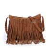 Women's Retro Suede Tassel Crossbody Shoulder Bag