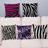 Schwarz Weiß Druck Zebra Kissen Anime Kissen Sofa Bett Kopfkissenbezug Kissenbezug 45x45 cm Mode