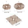 24TE Utility Gardening Supply Plastic Potted Plants Fence Hollow Cover Tear Resistant Adjustable Garden Balcony Plant Cover