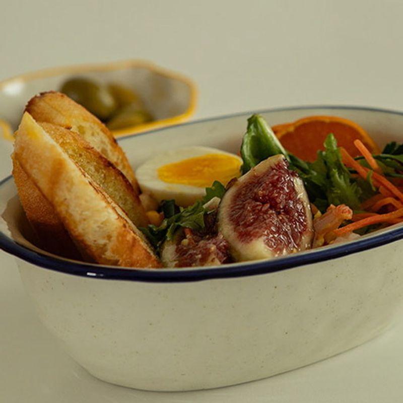 EPOK Epoch - Tiefe ovale Schüssel Blau