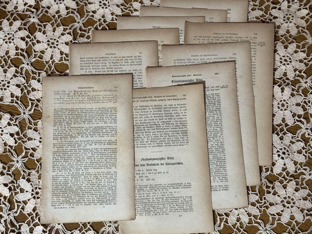 [USED] Antique foreign book, 70 sheets, 1