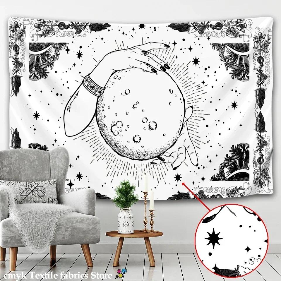 Tarot Tapestry Wall Hanging Astrology Divination Bedspread Beach Mat Witchcraft Mandalay Hippie Mandala Brugeria