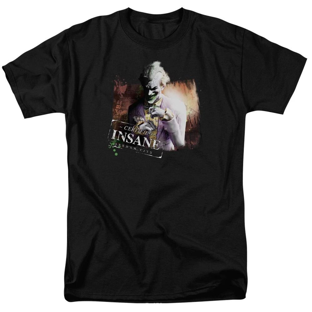 Batman Arkham City Certified Insane DC Comics Licensed Adult T-Shirt XXXL