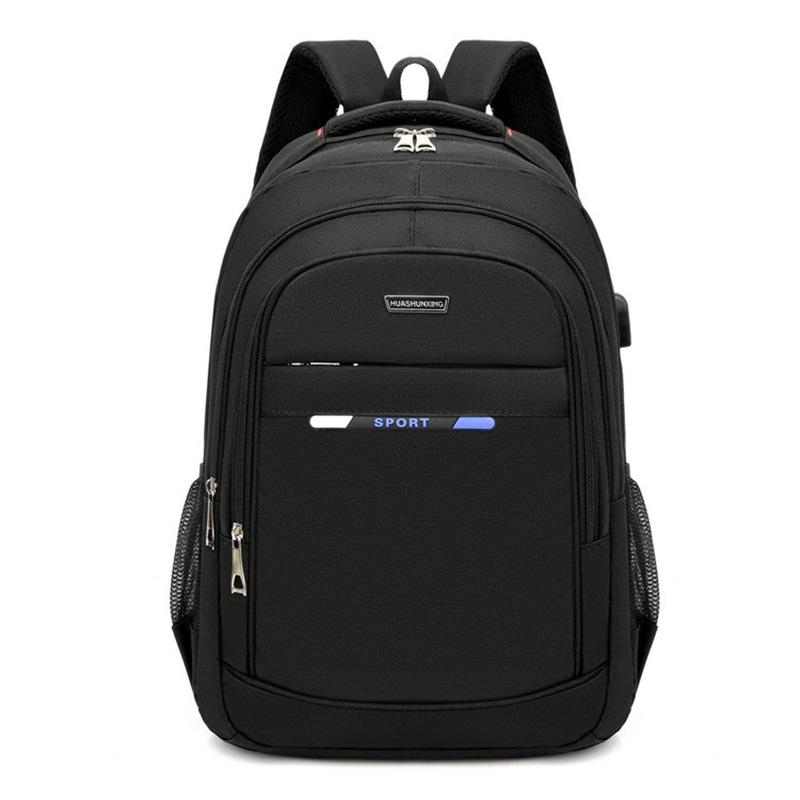 Schoolbag Casual Simple Backpack Fashion Trend Oxford Cloth Large Capacity Student School Bag Breathable Comfortable Computer Backpack