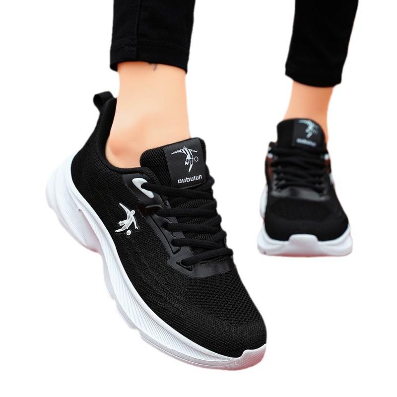 Joni Danlai Echte Damen Schuhe Sneaker Frühling und Herbst Atmungsaktives Mesh Laufschuhe Leichtgewichtige Weiche Sohle Freizeit Reiseschuhe