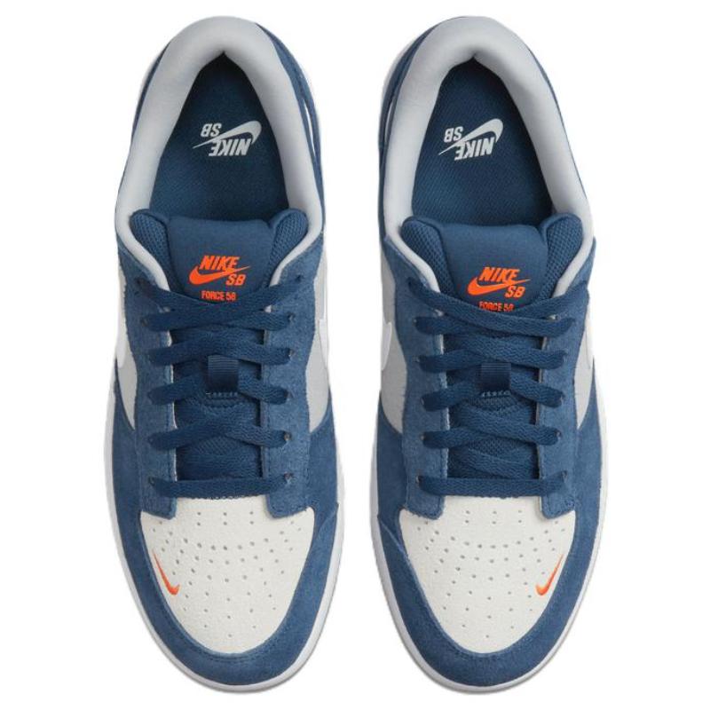 Nike SB Force 58 Navy Photon Dust Skateboard Shoes CZ2959-403