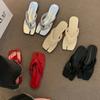 2026 Zomer Dames Slippers Mode Elegante Smalle Band Platte Slides Dames Elegante Feestjurk Sandalen Schoenen Designer Sandalen