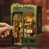 CuteBee Owl Bookstore Miniature DIY Cottage Bookend