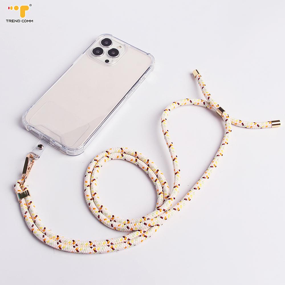 Custom Logo Adjustable Detachable Mobile Phone Lanyard Polyester Hanging Rope Strap Sports&Polyester