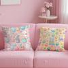 Cute Easter Bunny Cushion Cover Plush Fabric Soft Double-Sided Printed Sofa Warm Winter Home Gift Pillow Case