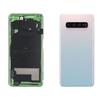 Battery Cover / Back Glass - SAMSUNG - Galaxy S10 G973F - White - Replacement Part - Compatible G973F