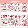 Halloween Themed Horror Blood Hand Pattern Party Candy Snack Packaging Bag Paper