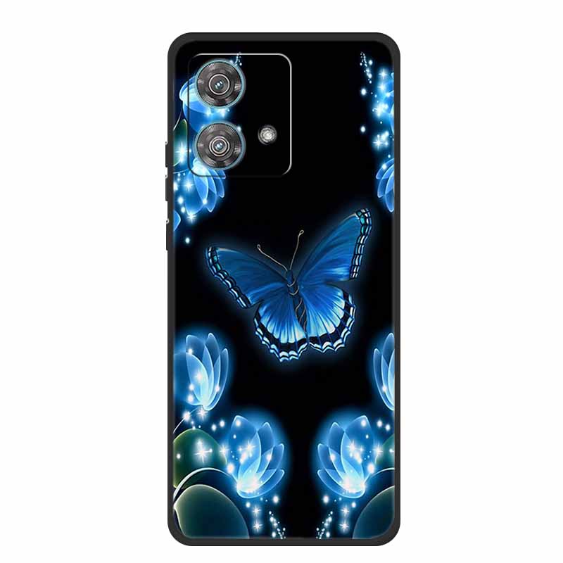 For Motorola Edge 40 Neo Case Animals TPU Soft Silicone Phone Cover for Moto Edge 40 Neo 5G Edge40 Neo Shockproof Wolf Fundas