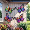 Set di 4 Pezzi di Decorazioni Murali Decorative in Metallo Colorato