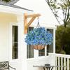 Spring Violet Eucalyptus Hanging Basket Pendant for Home Decoration