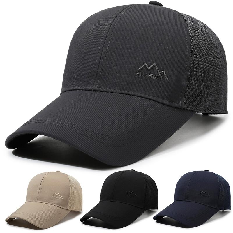 Breathable Mesh Baseball Cap Men's Summer Mesh Cap Sunscreen Outdoor Sports Cap