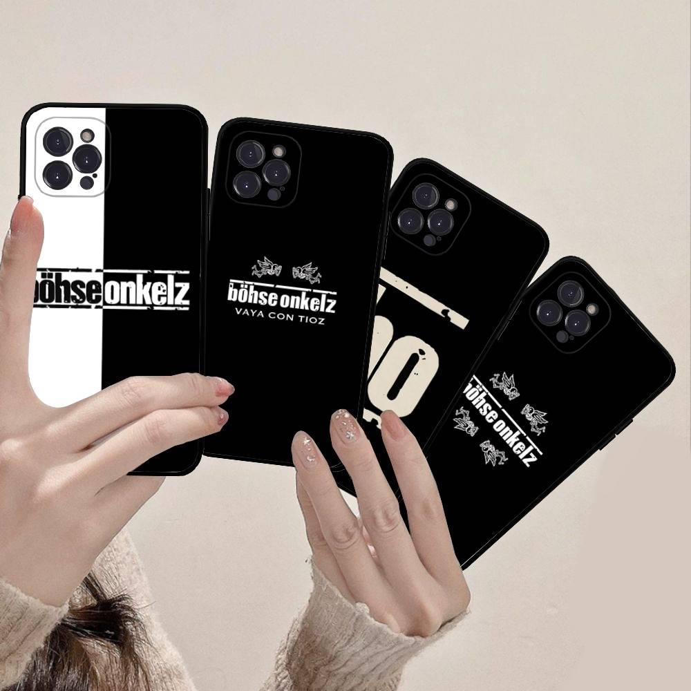 B-Bohse O-Onkelz Band Phone Case For IPhone 17 16 15 Plus X 14 11 12 13 Mini Pro Max Mobile Case