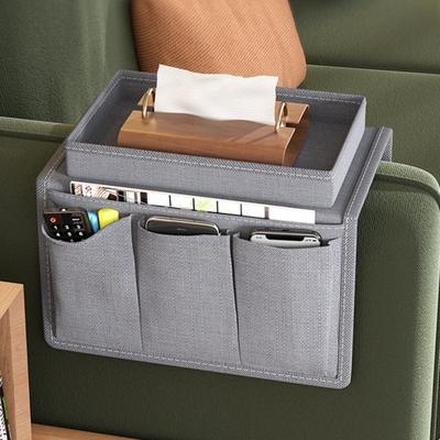 Vassoio Portabicchieri da Divano Yousheng Portabevande da Divano Organizzatore per Bracciolo del Divano con Tasche Laterali per Telecomandi Cellulare Tablet Snack