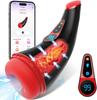 Male Masturbator Sex Toys for Men Adult Blowjob Masturbators Penis Pump with 9 Sucking & Vibrating Modes, 3D Textured Sleeve Heating Mens Toy Stroker