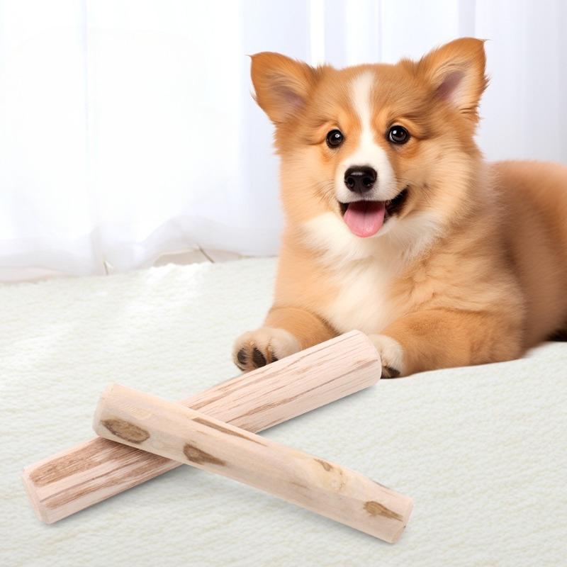 Giocattolo Masticabile per Cani - Bastoncino Masticabile in Legno di Caffè Naturale per Cani - Giocattolo per Animali Domestici per Cani di Taglia Media-Grande - Giocattolo da Masticare e Levigare