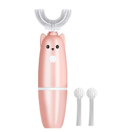 Electric Toothbrush Lovely Shape Deep Clean Food Grade Material Baby Cartoon Modeling Toothbrush for Home
