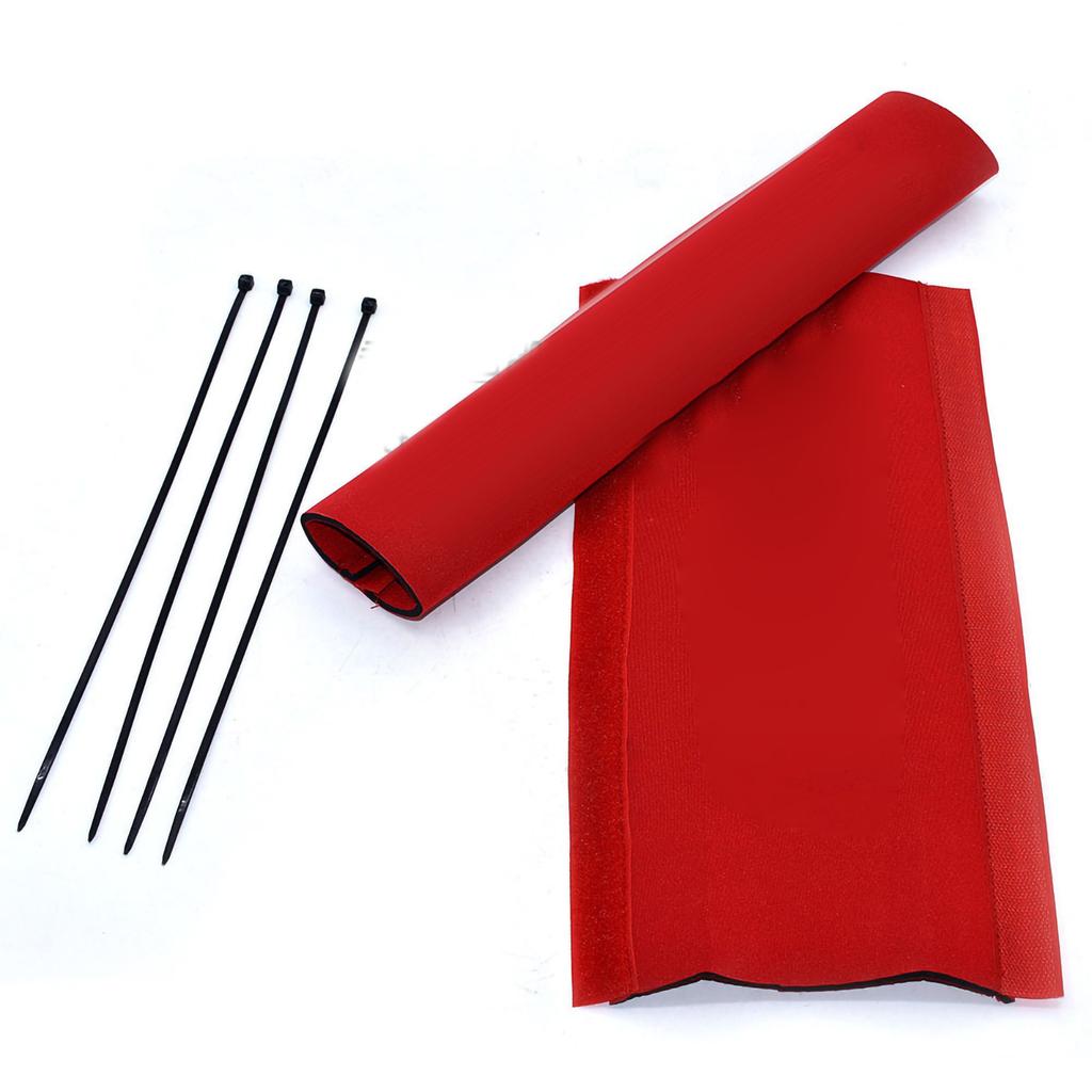 Motorcycle Front Shock Absorber Cover Dust Prevention Shock Suspension Protector for Dirt Bike Red