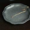 Collar Colgante Flor de Circonita Mini Chapado en Oro de 14 Quilates Plata de Ley 925 para Mujeres Niñas Joyería de Moda Regalos
