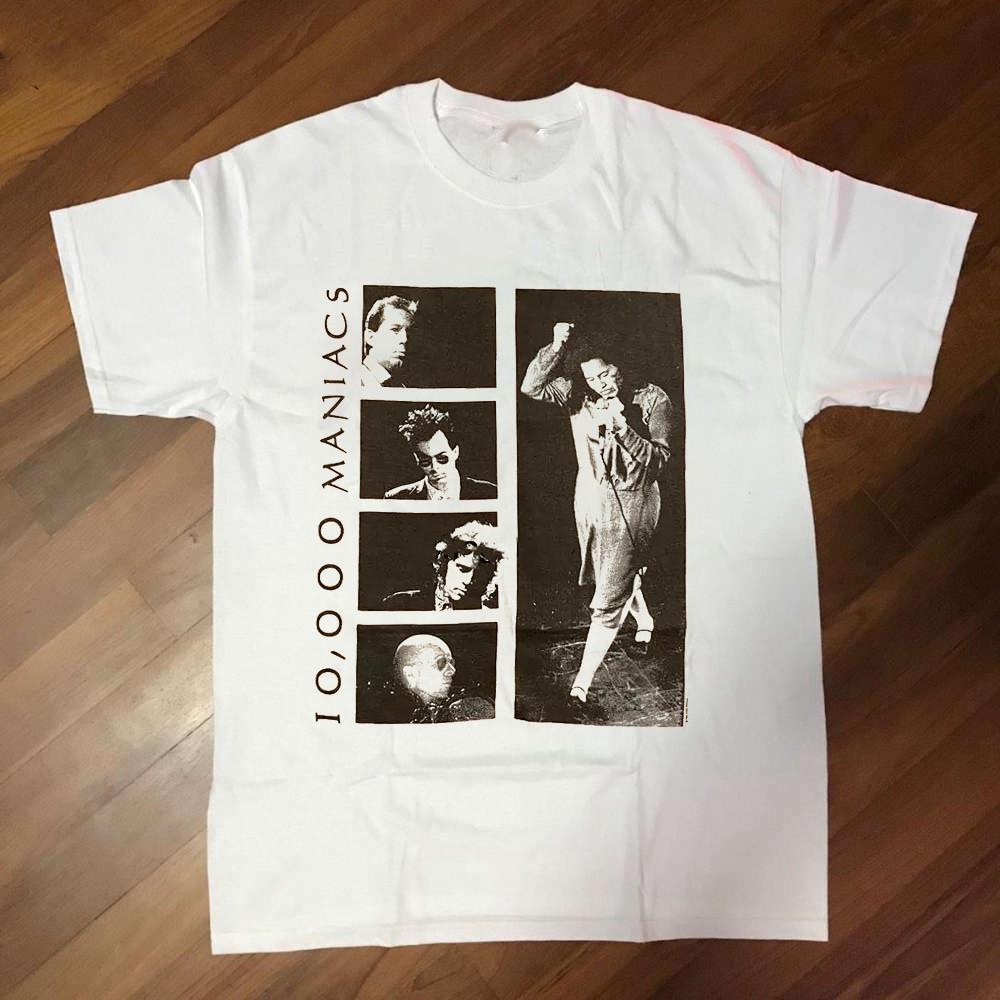 10000 Maniacs Band Tour Short Sleeve T Shirt Full Size S5XL SN263 Unisex T-Shirt XL