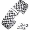 Stainless Steel Watch Metal Two Interfaces and Solid Steel Watch Tool Silver [HEYOZURY] Band, Strap, 14mm, 16mm, 18mm, 19mm, 20mm, 21mm, 22mm, (Bend