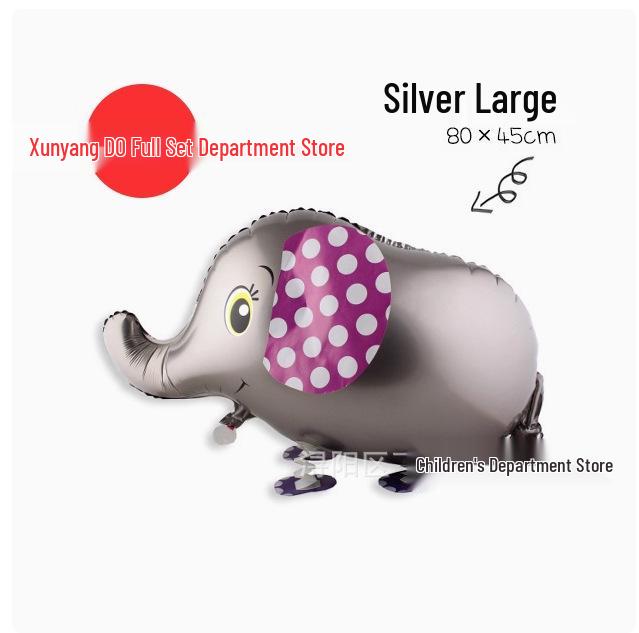 Cartoon Animal-Shaped Walking Pet Balloon for Children's Birthdays
