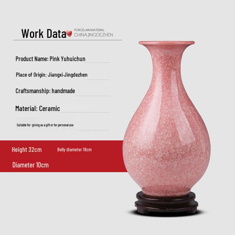 

Jingdezhen Ceramic Vases: Creative Antique Porcelain Ornaments for Living Room and TV Cabinet Decor