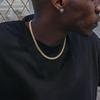Handmade refined Cuban chain, simple and advanced, stylish, basic chain, INS wind, jewelry gifts, giving people the first choice, with gift boxes