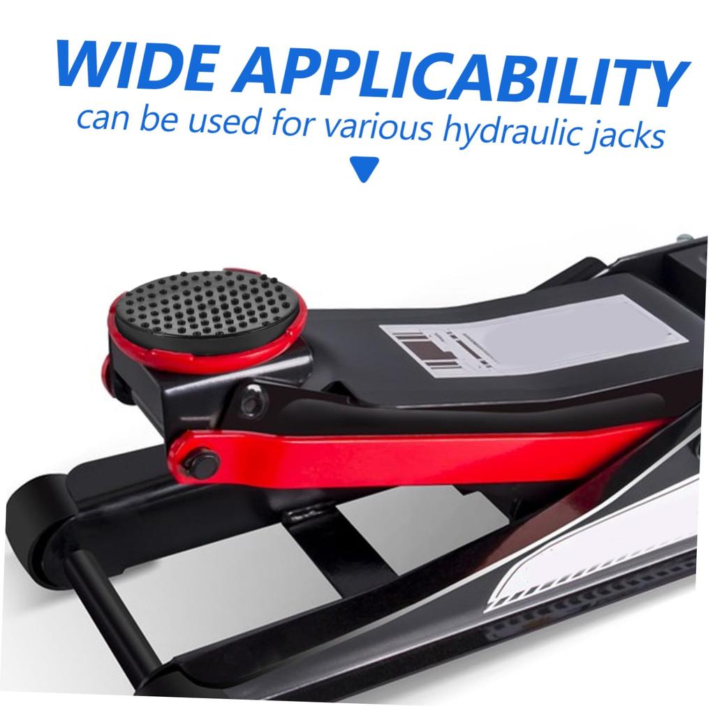 Parliky Anti-Wear Rubber Round Lift Pad for Hydraulic Jack Stability Car Truck Multifunction Support Base