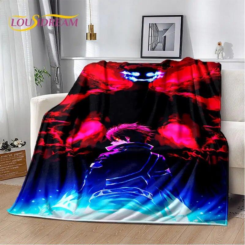 Sword Art Online SAO Anime Cartoon Soft Plush Blanket,Flannel Blanket Throw Blanket for Living Room Bedroom Bed Sofa Picnic Kids