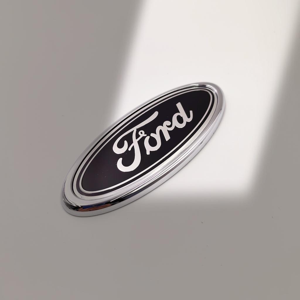AAANW1 Fiat forFord 115X45mm Car Front Hood Grille Emblem Bonnet Rear Trunk Badge Car Front Hood Emblem Bonnet Badge Rear Trunk Badge