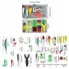 Tackle Box Soft Fishing Lures Kit Hook Set Silicone Soft Lures Hooks  Sea Equipment