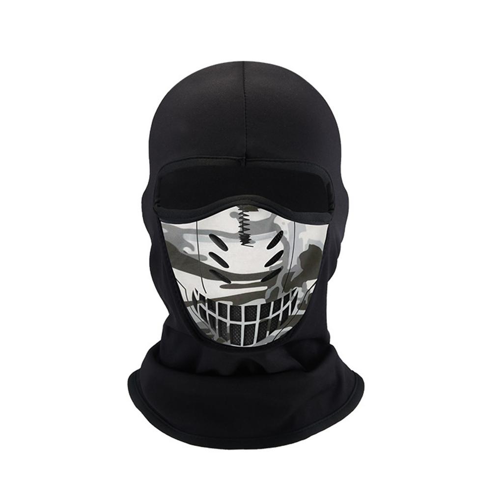 Motorcycle Face Mask: Breathable, Elastic, Warm, And Windproof, Suitable For Driving And Climbing.