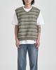 Inexcis Ethnic Knit Vest (Olive Green)