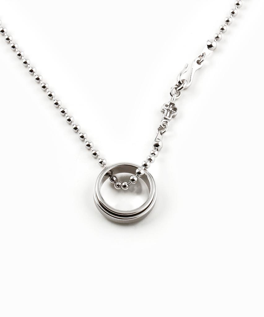 Shoveoff Svn-#132 Double Ring Necklace