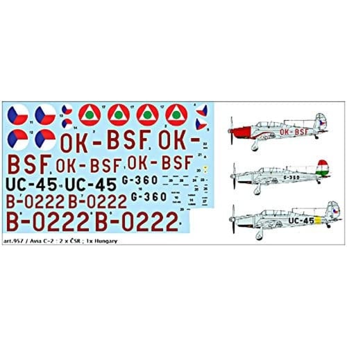 SEMAR 1/72 Scale Czech Avia C-2 Advanced Trainer Plastic Model Kit SME72957