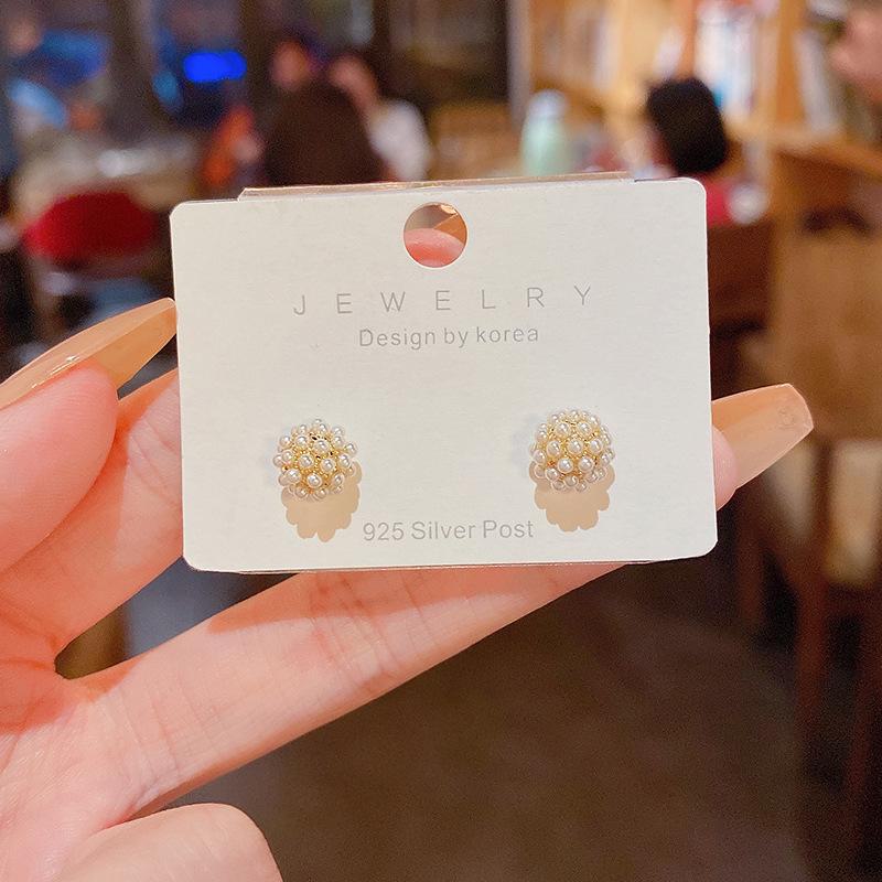 

Серьги из корейского жемчуга из серебра 925 пробы — универсальный, модный дизайн для женщин золотой