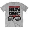 Run DMC Glasses NYC T-Shirt Grey New Unisex T-Shirt