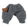 Cartoon Bear OB11 Doll Pants with Pockets Dolls Clothes Fashion 1/12 Doll T-shirt  Doll Accessories