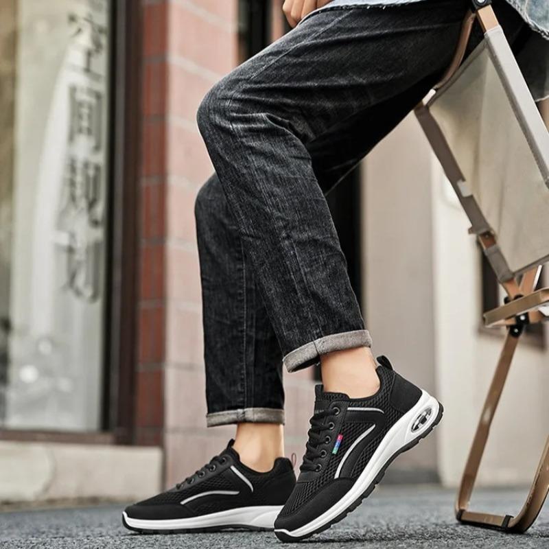 Módní pánské boty Lehké prodyšné sportovní běžecké boty Módní ležérní boty Tenisky pro muže Protiskluzová tréninková obuv Tenis Masculino