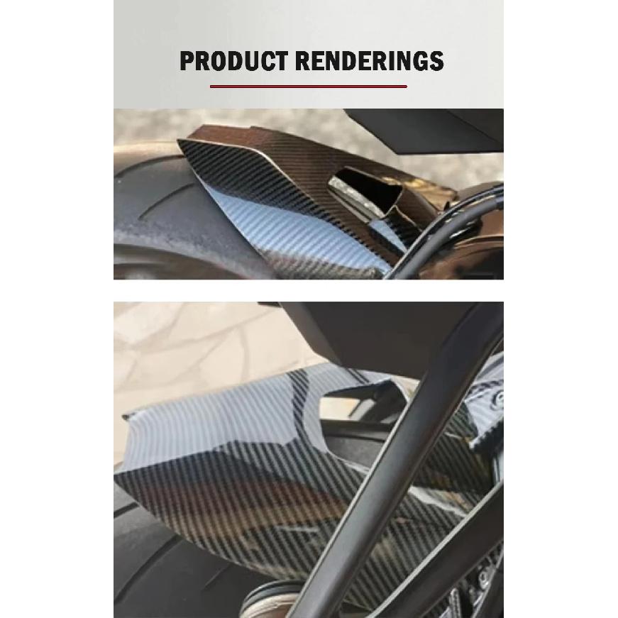 For BMW S1000RR 2009 2010 2011 2012-2018 ABS Carbon Fiber Rear Mudguard Chain Cover Splash Guard Fairing Motorcycle Parts