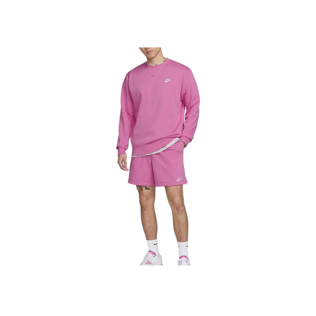 Nike Logo Solid Color Comfortable Casual Shorts Men shorts Playful-Pink FN3521-675