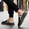Fashion Fashionable New Men's High-quality Summer Breathable Half Slippers Trendy Men's Outdoor Casual Shoes Party Travel Stroll Shoes